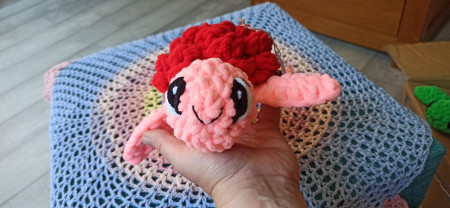 Zeeschildpad met roos